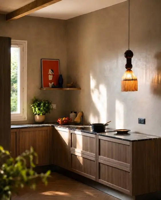 cuisine2 sur mesure béton ciré et chaux